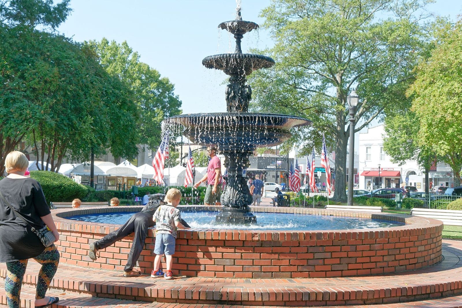 Fountain on Marietta Square